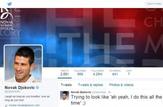 Джокович е чак пети по популярност в социалните медии