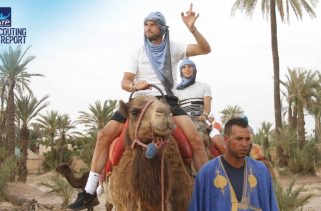 Гришо се разходи с камила в Маракеш