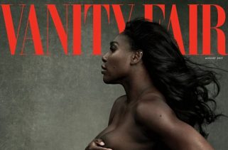Бременна и гола - Серина на корицата на Vanity Fair